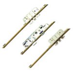 AGB Latch Deadbolt 2 Poseidon Bolts Lift Lever Multipoint Door Lock - Option 1